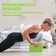 thumbnail image 6 of Yoga Block 2 Pcs, Yoga Brick Foam Blocks EVA Foam Block, Soft Non Slip Surface with Bevel, Yoga Accessories for Stability, Balance and Deep Stretching, for Yoga, Pilates, Stretching and Toing, 6 of 8