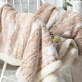 thumbnail image 3 of Reversible Faux Fur Blanket, Your Winter Companion for Cozy Nights, 3 of 6