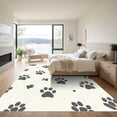 thumbnail image 3 of ODIKA 2'x3' Machine Washable Non-Slip Area Rug, Graphic White High Traffic Rug, White, 1056040, 3 of 5