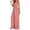 Red, variant on Jumpsuits for Women Casual Summer Cruise Spring Fashion Smocked Wide Leg Gingham Rompers with Pockets Red