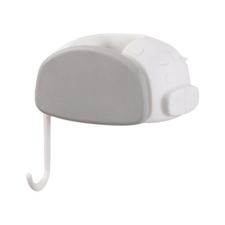 

BONYOUN Mop Hooks Racks Versatile Self-adhesive Useful Silicone Plastic Mop Organizer Holder
