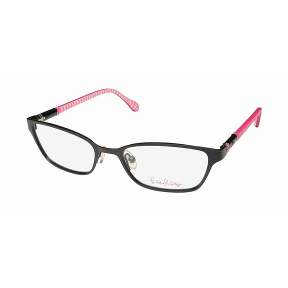 LILLY PULITZER CHATHAM CAT EYE LENSES SIGNATURE LOGO CUTE EYEGLASS FRAME/GLASSES