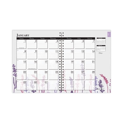 2026 House of Doolittle Wildflower 8.5" x 11" Calendar Year Weekly & Monthly Appointment Book