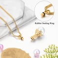 thumbnail image 5 of Personalize Women's Pearl Locket Cremation Jewelry for Ashes Urn Necklace Stainless Steel Memorial Lockets Keepsakes Jewelry for Ashes Holder Pendant W/ Fill kit, 5 of 7