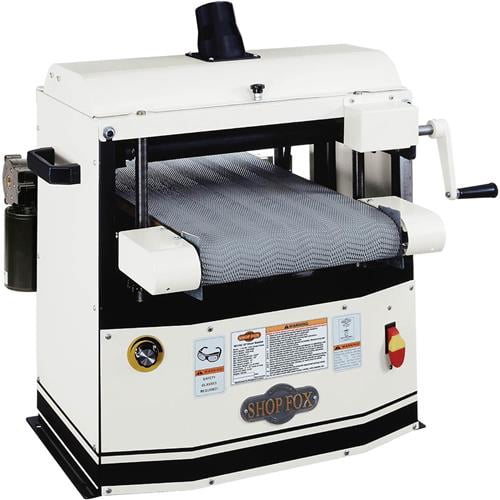 Shop Fox W1740 12" 1-1 2Hp 2300 Fpm Bench-Top Drum Sander with 4" Sanding Drum by