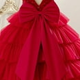 thumbnail image 7 of XXWXYD Sequin Flower Girl Dresses Wedding 𝖱uffles Sleeves Pageant Puffy Tulle Prom Gown Bridesmaid Princess Ball Gown Par𝗍y Dress First Comunion Christening 𝖱uffled Sleeve Flower Girl, 7 of 7