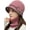 Pink, variant on Women Wool Beanie Beret and Scarf Sets Knit Hat Fleece Lined Warm Bucket Hats Ski Cap Snow Hats Soft Hat and Scarf Set