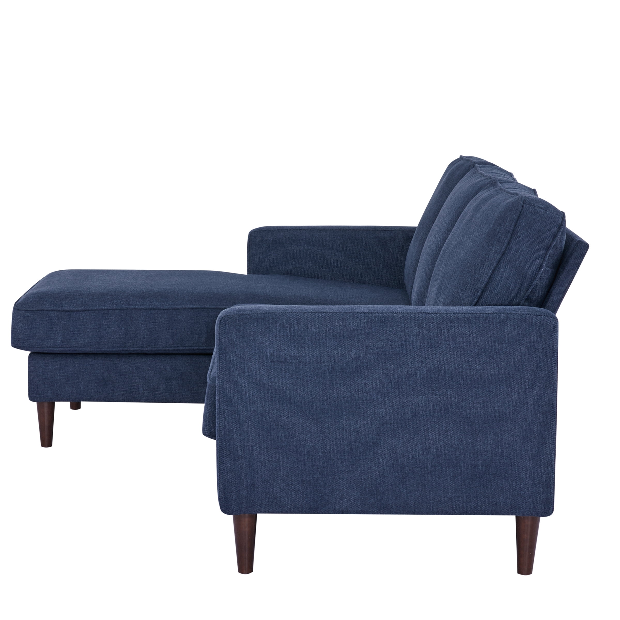A&D Home Rachel Sectional Sofa, Navy Blue