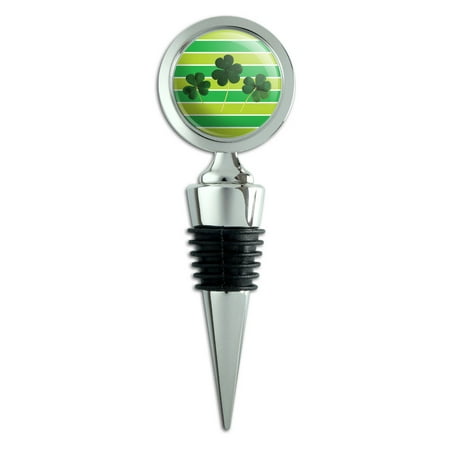 

Clover Trio Shamrock Saint Patrick s Day Wine Bottle Stopper