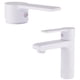 thumbnail image 2 of Monomando Lavabo U Ovalin Baño Acero 304 Corto Blanco Polar Rubinett, 2 of 5