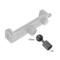 thumbnail image 2 of Professional 17mm Ball Head to 1/4 Inch Thread Converter Camera Expansion Adapter for Phone Stand Tripod Mount, 2 of 10