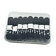 thumbnail image 5 of 8 Piezas Cinta para Mango Racket Tenis Badminton Squash Pickleball Tira Antideslizante Absorbente PU Sensación Seca Cómoda Apto para Práctica Competi Negro, 5 of 8