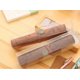 thumbnail image 1 of Leather rolled pencil case, vintage creative pencil case, 1 of 3