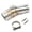Type A, variant on Mid Pipe Motorcycle Exhaust Pipe Middle Link Tube Slip On 51mm Mufflers For Kawasaki ER6N For Ninja 650F 650R