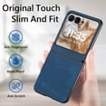 thumbnail image 6 of ELEHOLD Case for Motorola Razr 60/Razr 2025/Razr 2024, Shockproof Phone Case Slim Anti-Scratch PC Cover,Blue, 6 of 8