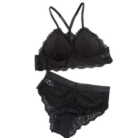 

Women s Lace Cami Bra with Panties 2 Piece Set Sexy Lingerie Sets