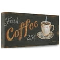 thumbnail image 2 of Tangletown Fine Art Fresh Coffee 25 Cents by Kim Lewis Poster Frame - 14 x 34 x 1.5 in., 2 of 2