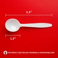 thumbnail image 3 of Ambiance Disposable Heavy Weight PS Plastic Soup Spoons, Clear, 1,000 Count (Packed 100/Bag, 10 Bags/Case), 3 of 11