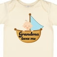 thumbnail image 4 of Inktastic Grandma Loves Me Grandchild Boys Baby Bodysuit, 4 of 5