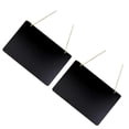 thumbnail image 3 of DIY Double Sided Blackboard Signage Home Decor Office Supplies 22.9x17cm 2Pack, 3 of 5