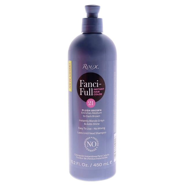 Color de cabello instantáneo Fanci-Full Rinse Roux 21 Plush Brown Unisex 15.2 oz