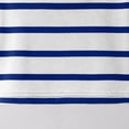 thumbnail image 7 of APEXFWDT Women's Striped V Neck T Shirts Short Sleeve Tees Casual Basic Summer Tops,L,Blue, 7 of 7
