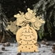 thumbnail image 5 of Swinging Santa Vector Swinging Santa Claus Wooden Ornament, 5 of 6
