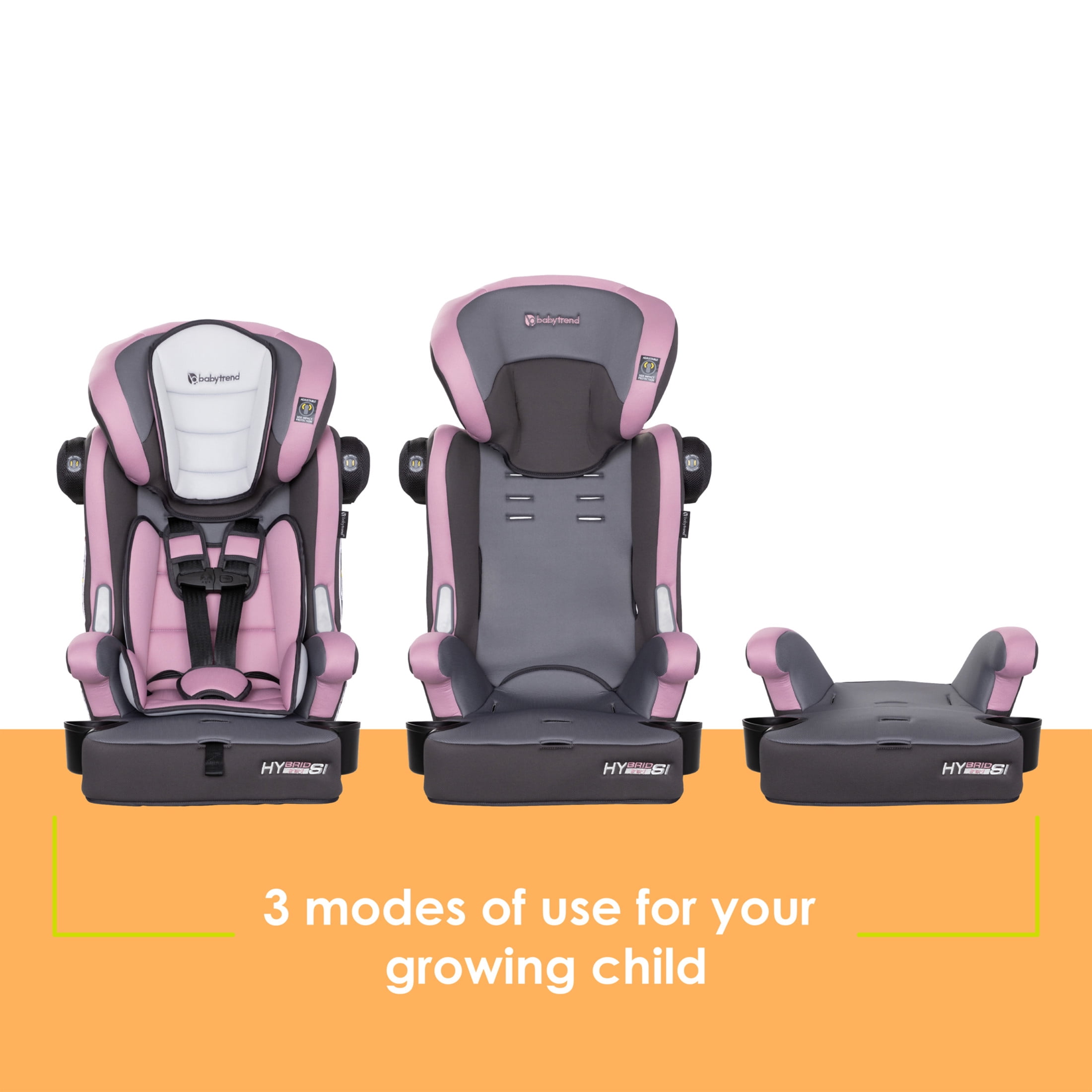 Baby Trend Hybrid SI 3-in-1 Combination Booster Car Seat with Side Impact Protection