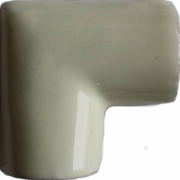 Mexican White Talavera Clay Pencil Corner, Set of 5 pcs