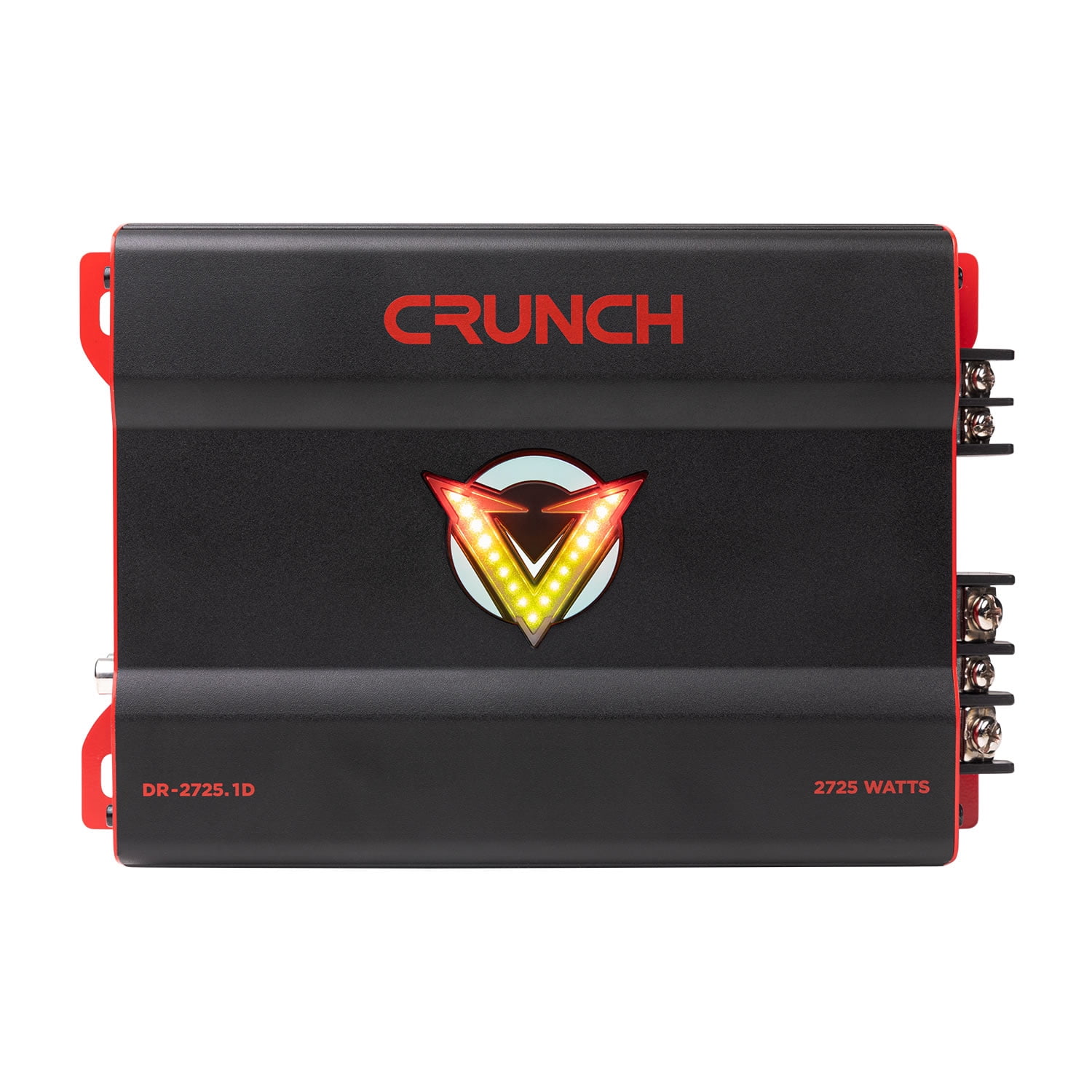 Crunch 2725W Mono block Subwoofer Car Audio Amp with Adjustable Crossovers, Bass Knob