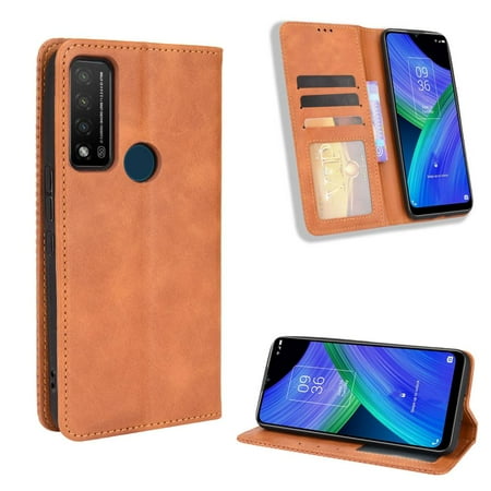 

Case for TCL 20R 5G Magnetic Closure PU Leather Wallet