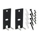 thumbnail image 5 of 2 soportes de pared para altavoces con kits de hardware de repuesto universales de fácil instalación Negro, 5 of 9