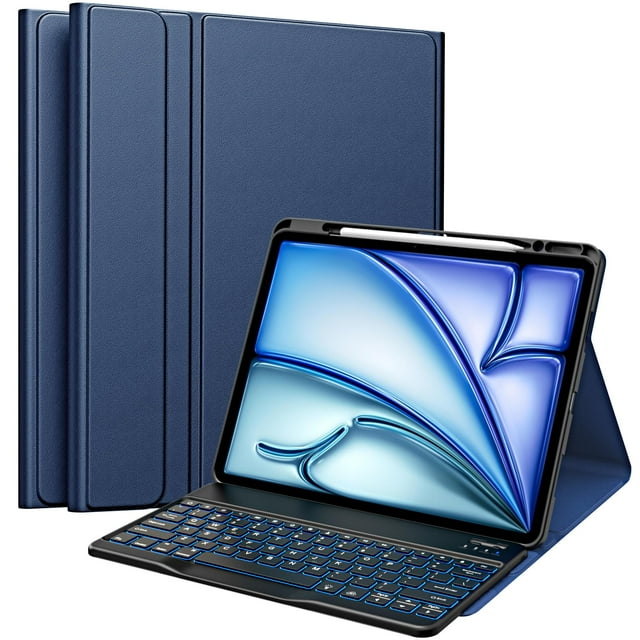 Funda de teclado MoKo para iPad Air de 13 pulgadas con teclado 2025/2024