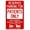 Warning Sign 2, variant on Reserved Parking For Patients Only Unauthorized Towed Warning Sign - 8"x12", Security Metal Decor for Business, Office, Home, Street, Road, Medical Zones