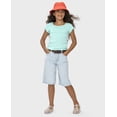 thumbnail image 5 of The Children's Place Girls Short Sleeve Ribbed Cropped T-Shirt, Sizes XS-XXL, 5 of 5