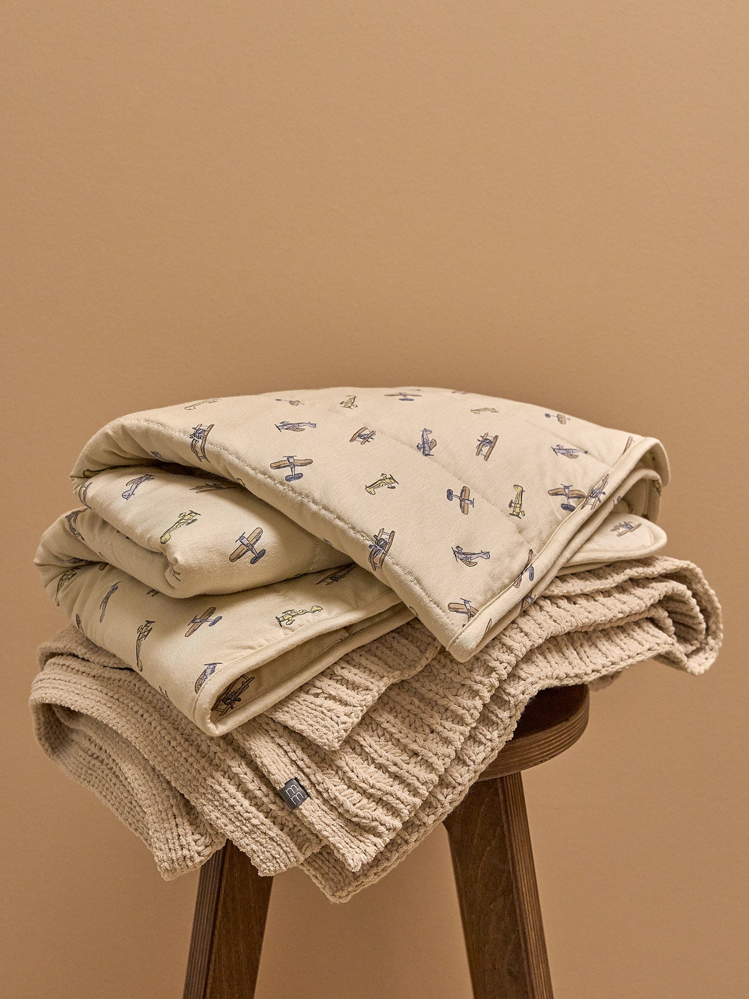 Modern Moments by Gerber Baby Neutral Chenille Blanket, Oatm