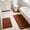 Brown, variant on 3-Piece Memory Foam Bathroom Rug Set, Super Soft Non-Slip Absorbent Bath Mat 40x80cm, Velvet Fleece for Bathroom, Laundry & Bedroom