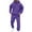 Dark Purple, variant on Yuncity Mens Hoodie Tracksuits Sweatsuits 2 Piece Oversized Casual Sportswear 2025 Fall Winter Hip Hop Streetwear Fashion Top Hoodies For Men,Beige L