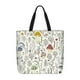 thumbnail image 1 of Balery Colorful Mushrooms and Plants Bolsa de Mano para Mujeres con Cremallera, Bolsa de Gimnasio con Compartimentos, Bolsa para Laptop, Bolsa para Trabajo, 1 of 7