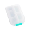 thumbnail image 2 of YAOMOBB Boîte de Rangement Transparente pour Tablette avec Couvercle à Pression, Dix Compartiments Doubles pour Voyage et Déplacement Professionnel, 2 of 6