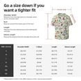 thumbnail image 5 of Kdxio Men's Hawaiian Shirt for Men Short Sleeve Shirt Rabbit And Butterfly Summer Casual Holiday Beach Button Down T-Shirts, 5 of 7