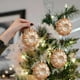 thumbnail image 1 of Christmas Special Decorative Small Pendant Plastic Electroplating Golden Color Pendants Set, 1 of 6