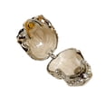 thumbnail image 2 of Skull Trinket Box Skeleton Bejeweled Crystals Silver Toned Hinged Halloween Décor Collectible, 2 of 4