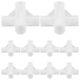 thumbnail image 1 of GOOHOCHY 10 conectores de varilla para armario, acoplamiento de plástico, herrajes multiusos para muebles, sujetadores de varilla para armario, zapatero, diámetro interior de 13 mm., 1 of 7