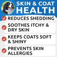 thumbnail image 2 of Golosinas para perros con omega 3 BARK&SPARK 360, aceite de pescado para perder pelo, 2 of 7