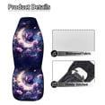 thumbnail image 6 of Uorisanigo Butterfly Roses Car Seat Covers Front Seats Only Waterproof Stretch Polyester Fabric Cover Easy to Install Car Accessories Universal Fit for Most Vehicle, 6 of 7