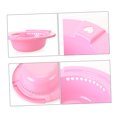 thumbnail image 4 of TEHAUX Baignoire Assise Bain Plastique Rose 1Pcs pour Récupération du Patient, 4 of 8