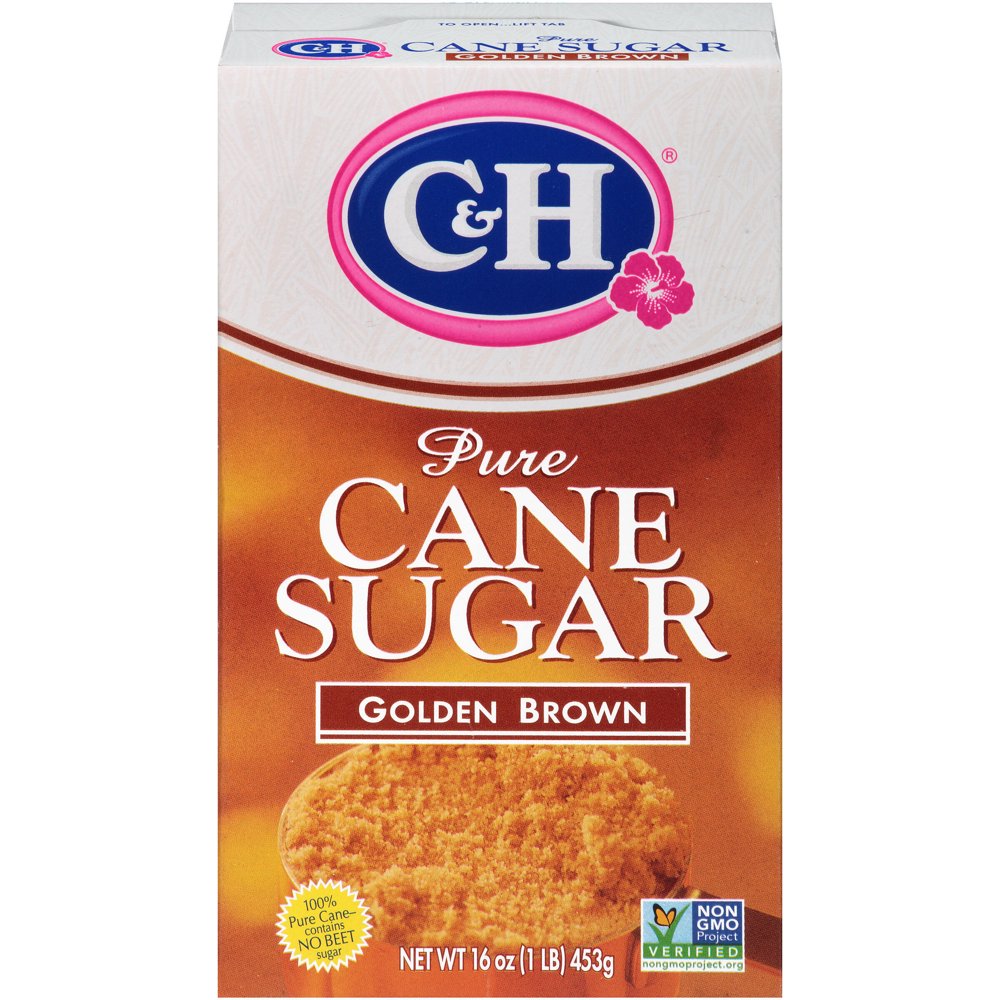 C&H Pure Cane Golden Brown Sugar, 1 Lb
