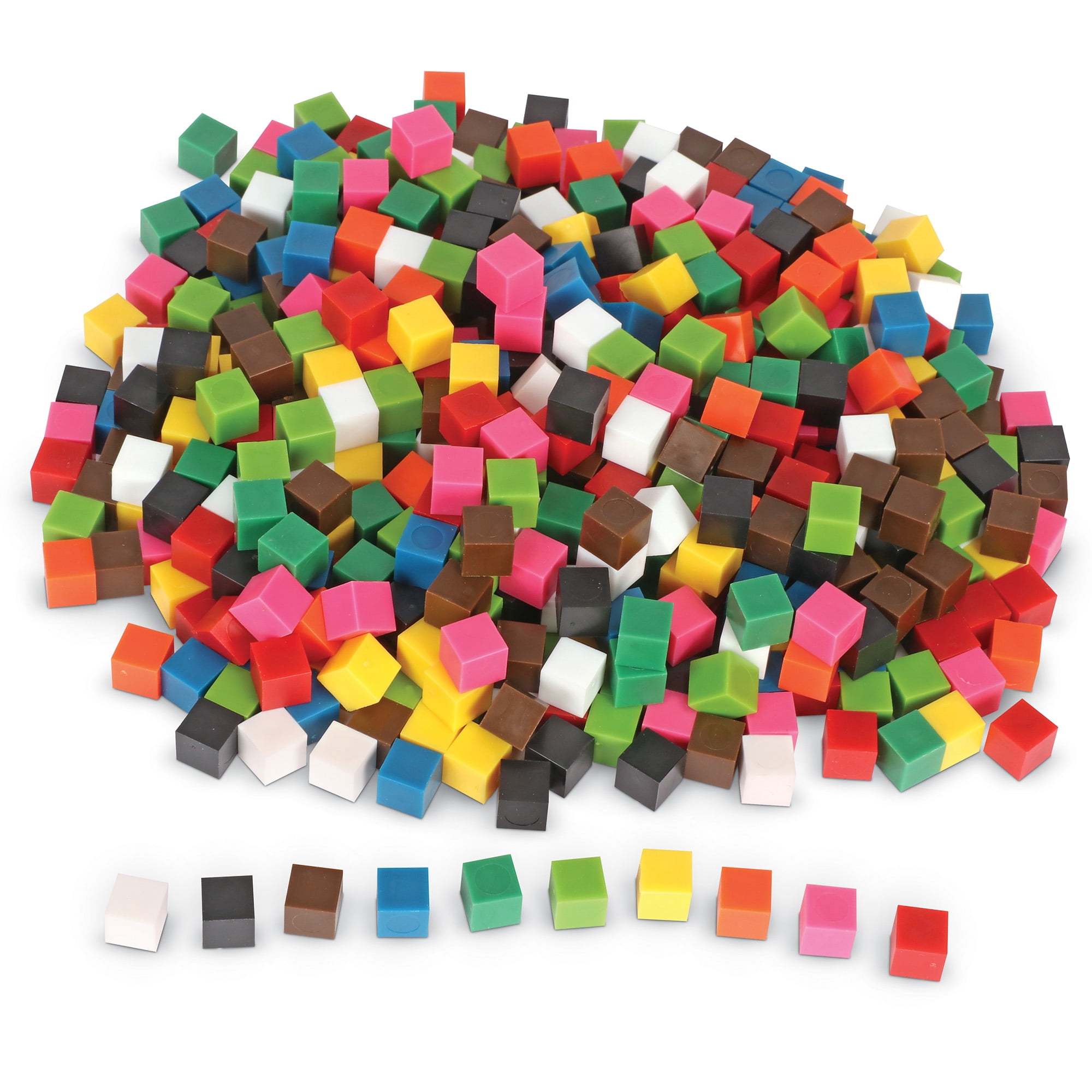 Learning Resources Centimeter Cubes, Assorted Colors, Set of 1000
