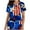 Blue, variant on Up to 65 off!Lolmot 4th of July Scrub Tops Women V Neck American Flag Prints Tshirts Independence Day Patriotic Working Uniforms Pocketed Holiday Shirt